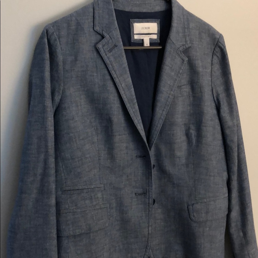 J Crew - Cotton Blazer, Blue